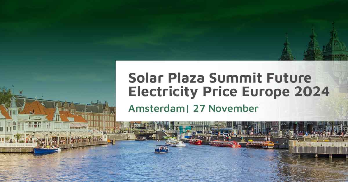 Solar Plaza Summit Future Electricity Price Europe 2024